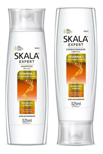  Skala Shampoo + Acondicionador Vitamica C Colageno Vegetal