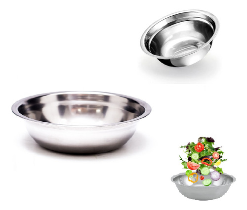 12 Tigelas Bowl Em Inox 350ml Pote Sobremesas Pet Cozinha