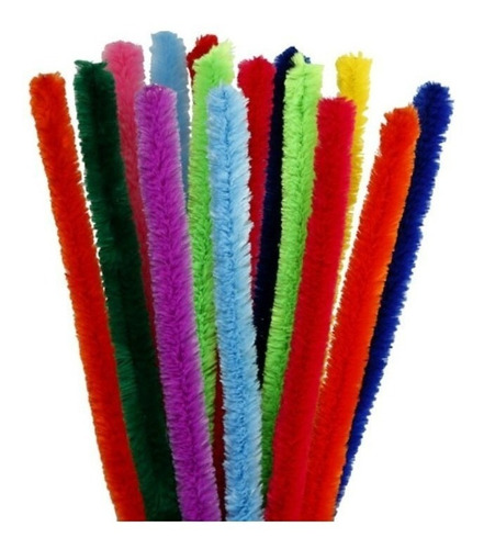 Limpia Pipa Colores Surtidos Pack X100 Unidades Manualidades