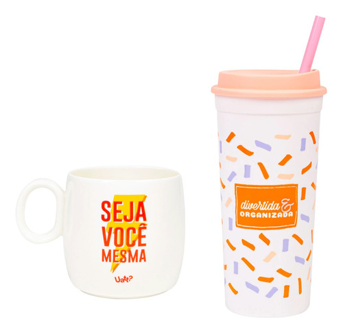 Kit Caneca E Copo Presente Criativo Para Mães Divertidas