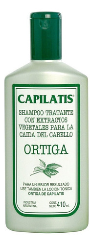 Shampoo Capilatis Ortiga Tratante en botella de 410mL por 1 unidad