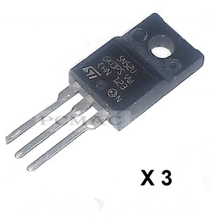 x2 Pack Transistor Mosfet Irfi4321 To-220f Canal N 