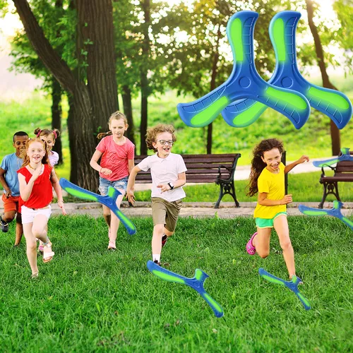 Toy Boomerang Bumerán Kids Bumerang Regalos Parque 2 Pack