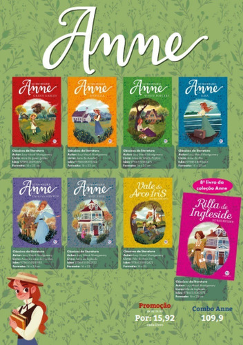 Série Completa Anne With E Com 8 Livros Ciranda Cultural