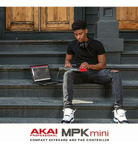 Akai Professional Mpk Mini Mk3 Teclado Controlador Midi Usb