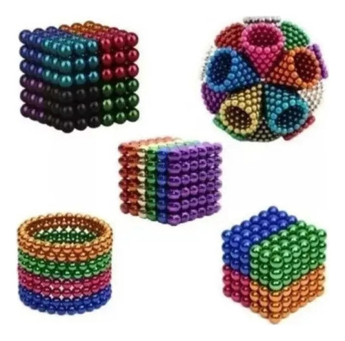 Jinshang 1000 Bolas Magnéticas De Colores, Juguetes
