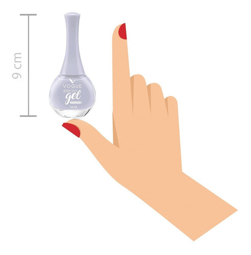 Esmalte Vogue Coloríssimo Efecto Gel De Larga Duración 14 Ml Color Conexión