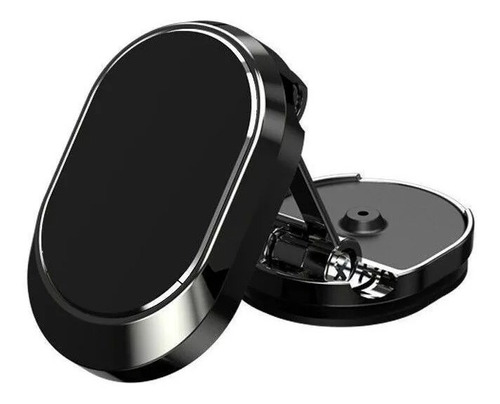 Soporte de teléfono celular adhesivo magnético plegable para automóvil Magnetic Car Phone Mount Negro