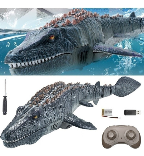 Simulación De Control Remoto Dinosaurio Spray Agua Tiburón