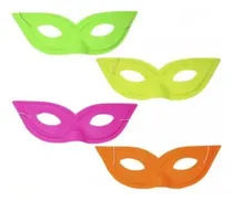 Comprar 20 Antifaces Fluo Fiesta Cotillón Fluo Plástico