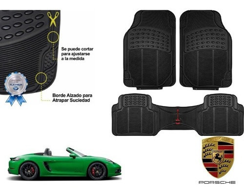 Tapetes Uso Rudo Negros Rd Porsche Boxter Gts 4.0l 2020