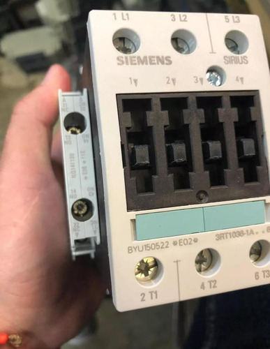 Contactor Siemens 3rt1036 60 Amperes