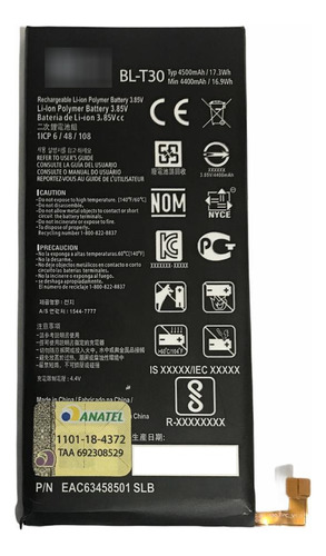 Bateria Bl-t30 Original LG K10 Power Tv M320 M320ds
