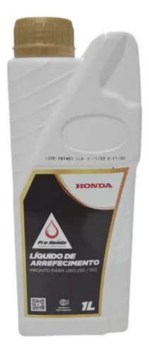 Líquido De Arrefecimento Pro Honda 1l - Original Honda Branco