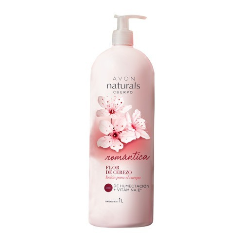 Set X 2 Avon Naturals Crema + Colonia Corporal Flor Cerezo