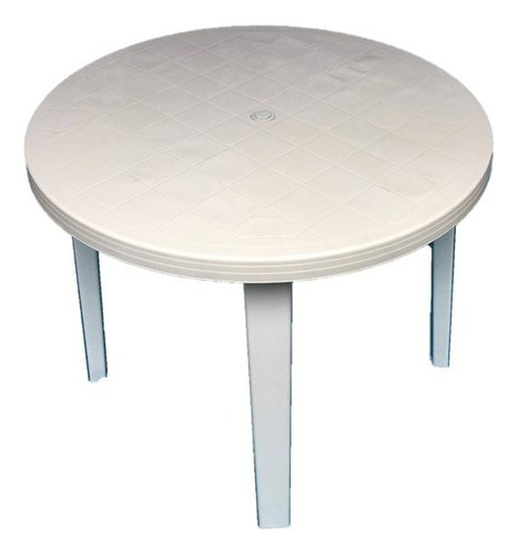 Mesa Redonda 90 Cm Plastica Patas Desmontables