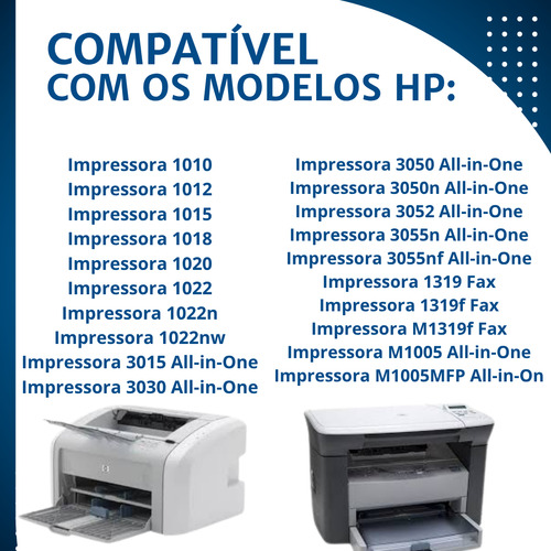 Toner Compatível Evolut Q2612a Hp 12a 1020 2612 1018 1012