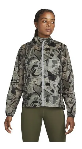 Chaquetas Nike Retro Run Running Mujer Gris