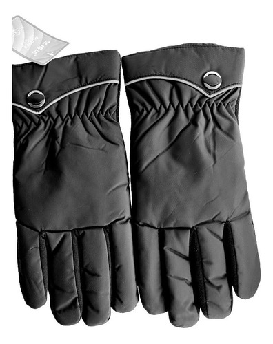 Guantes Moto Abrigo Invierno Mujer Protecciones Táctil Cel Talle Azul