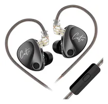 Comprar Auriculares Kz Castor 4 Drivers con micrófono y graves potentes, color Harman, gris oscuro