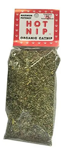 Catnip Orgánico Aprobado Para Gatos Hot Nip , 1 Unidad