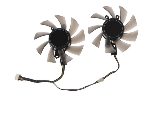 Ventilador Vga Ga91s2h De 75 Mm, 4 Pines, 12 V, 0,35 A, Tarj