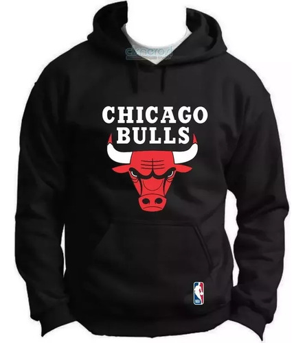 Buzo Canguro Bulls Nba Unisex