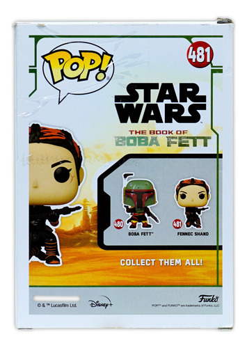 Funko Pop Star Wars The Book Boba Fett Fennec Shand #481