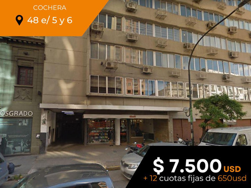 Cochera Venta 12 Mts 2 Totales- La Plata [financiada]