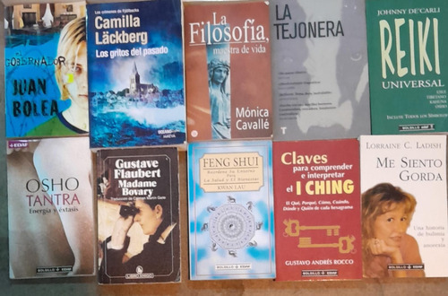 Lote X 15 Libros Usados  Surtidos  