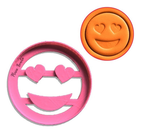 Caritas Emojis X2 - Moldes Cortante De Masa Galletas