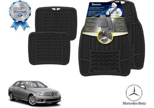 Tapetes 4pz Uso Rudo Mercedes Benz Clase C 2014 Michelin