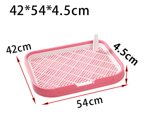 Soporte Para Almohadilla Para Orinar Para Perros, Caja Rosa