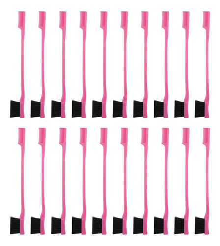 Hh Set De 20 Cepillos Y Peines For Cejas, Doble Cabezal,