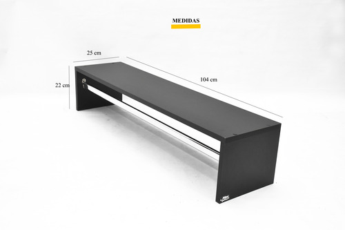 Perchero Comercial De Pared Mox Estante 1 M + 15 Perchas