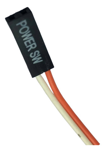 Cabo De Alimentação Do Pc 48 Cm Cabo Power Sw 2 Pinos On/off Cor Preto 110v