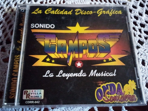 Cd Sonido Campos Leyenda Musical Revilla 96 Cumbia Sonidera