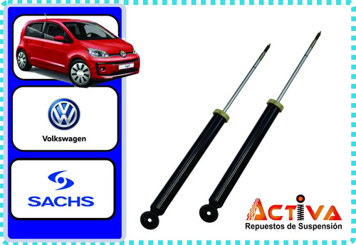 Kit 2 Amortiguadores Vw Traseros Up Sachs