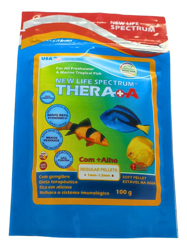Comida Para Peixes New Life Spectrum Thera +a En Bolsa Formato Bolinhas