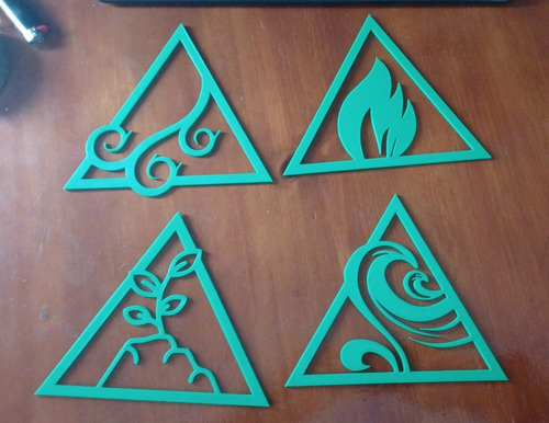 Pack Decoración Para Muros - Elementos - Forma Triangular