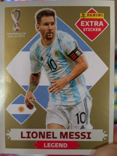 Lámina Extra Messi Gold