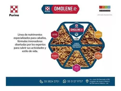 Omolene 200 Perfomance Alimento Para Caballos 25kg