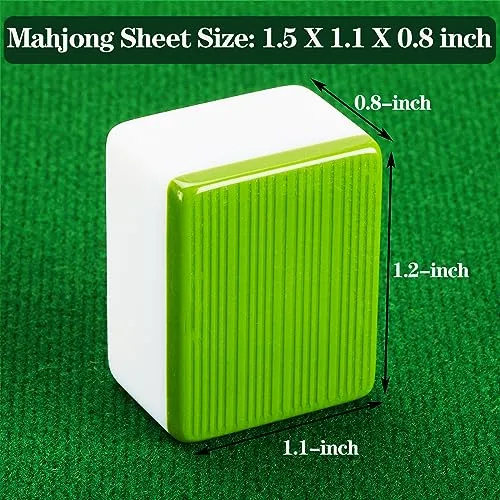 Large Mahjong Tile Set 144 Melamine Tiles Chinese Mahjo...