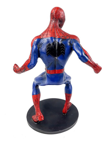 Imagem 5 de 6 de Personagem Filme Homem Aranha Em Resina Azul Vermelho