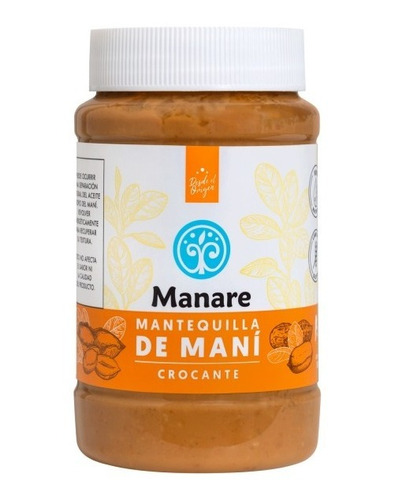 Mantequilla De Maní  Crocante  500 Grs. Manare