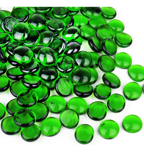 Perlas De Piedra Preciosa De Vidrio Verde | Hipie Indio...