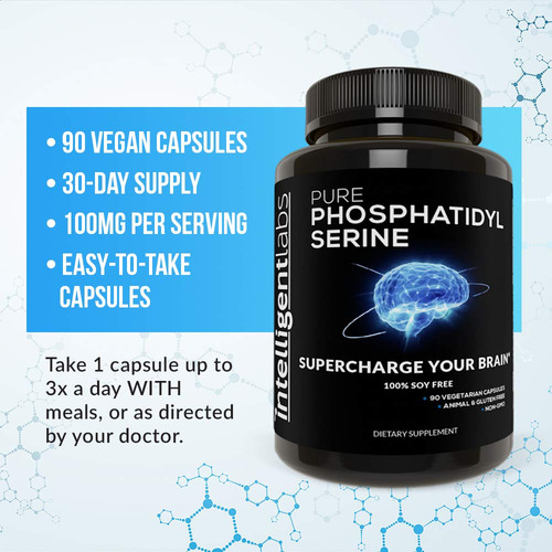 Phosphatidylserine 100 Mg, 100% Última Intervensión De Soja,