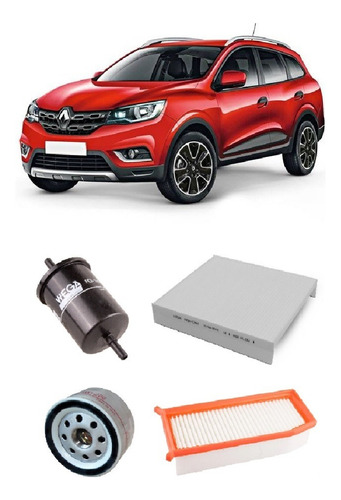 Kit Filtros Renault Duster Oroch 2.0 2018 2019 2020