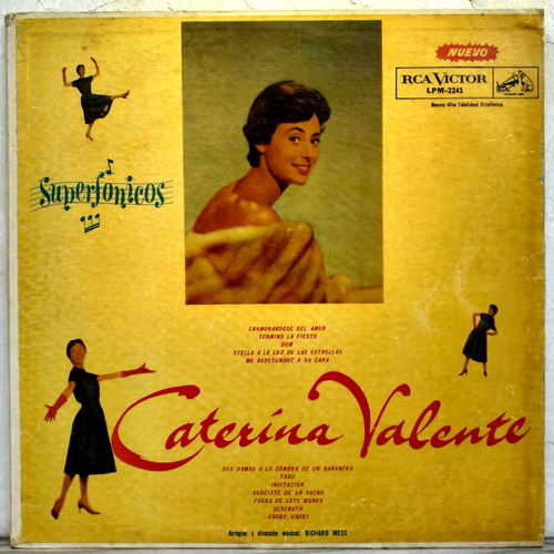 Caterina Valente - Superfonicos - Lp Vinilo Año 1961