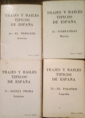 Lote 4 Cajitas De Fósforos - Tema Trajes Y Bailes De España